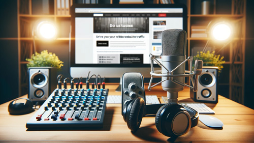 How to use podcasts to increase website visits